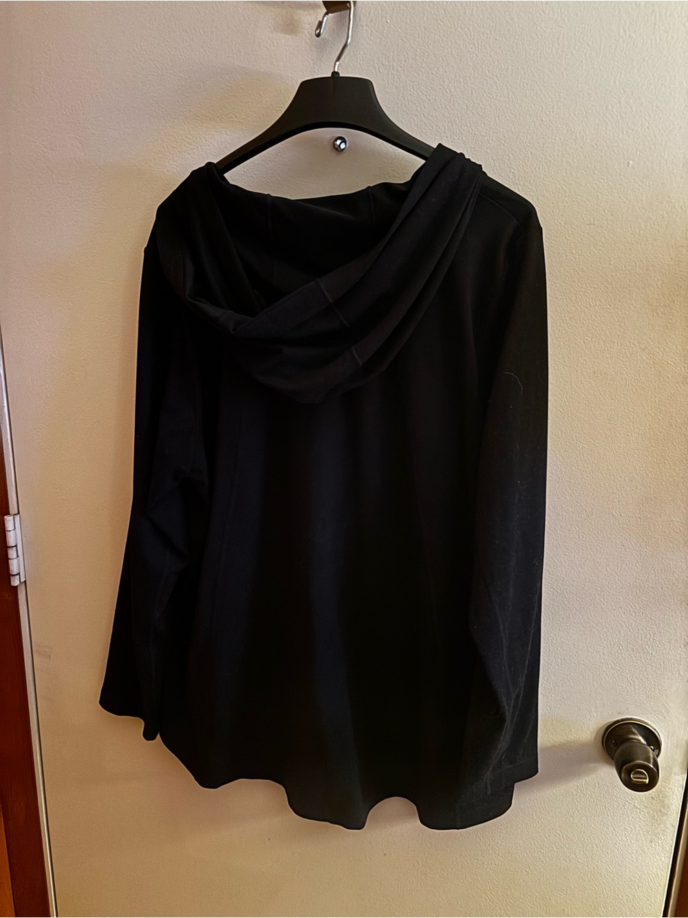 Pure J jill fit Black Zip-Up Hooded Jacket - Picture 2 of 3